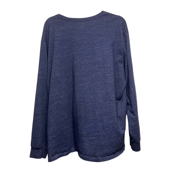 Polo Ralph Lauren Men's XXL Long Sleeve T-Shirt Dark Blue Heather Pony New - Picture 2 of 6